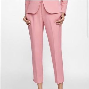 Zara Baby Pink Sz 4 Chino Ankle Pants Only